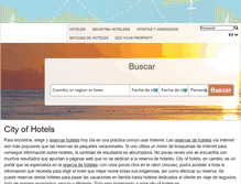 Tablet Screenshot of city-of-hotels.es