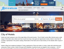 Tablet Screenshot of city-of-hotels.com